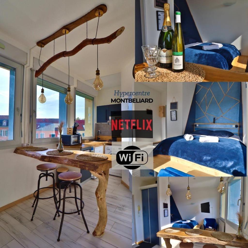 Montbéliard Superbe Studio Cosy Et Atypique 3 Etoiles מראה חיצוני תמונה